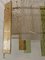 Lampadario e pendenti in ottone e vetro di Murano verde e oro, 2000, Immagine 7