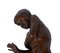 Gaetano Chiaromonte, Enfant au Feu, Fin du 19e Siècle-Début du 20e Siècle, Bronze Patiné 6