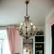 Crystal Macaroni Rose Chandelier, 1950s, Image 5