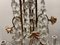 Crystal Macaroni Rose Chandelier, 1950s 4