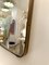 Mid-Century Modern Italian Mirror with Brass Frame, 1950s 9