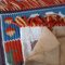 Tappeto Kilim vintage con motivo geometrico intrecciato a mano, Immagine 3