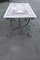 Garden Table in Iron with Marble Top, 1980s, Image 2