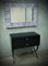 Mid-Century Black Commode with Brass Keys, 1970s 9