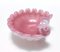 Italian Pink Opaline and Lattimo Glass Shell Bowl by Fratelli Toso, 1960s, Image 3