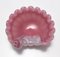 Bol Coquillage en Opaline Rose et Lattimo en Verre par Fratelli Toso, Italie, 1960s 5