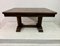 Vintage French Oak Extending Dining Table with Turned Bobbin Legs, 1930s, Image 1
