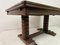 Vintage French Oak Extending Dining Table with Turned Bobbin Legs, 1930s 5