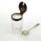 German Biedermeier Mustard Container with Spoon, 1930s, Set of 2 5