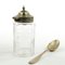 German Biedermeier Mustard Container with Spoon, 1930s, Set of 2 5