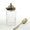 German Biedermeier Mustard Container with Spoon, 1930s, Set of 2, Image 5