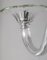 Lámpara de araña vintage de cristal de Murano con ocho brazos, años 80, Imagen 20