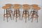 Dutch Bar Stools from Rohé Noordwolde, 1950s, Set of 4, Image 1