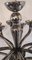Lampadario a 16 braccia in vetro di Murano cromato, inizio XXI secolo, Immagine 14