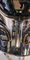 Lampadario a 16 braccia in vetro di Murano cromato, inizio XXI secolo, Immagine 6