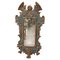Carved Wood Wall Mirror, 1980s 1