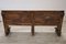 Early 19th Century Solid Walnut Bench, Image 6