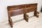 Early 19th Century Solid Walnut Bench, Image 3