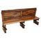 Early 19th Century Solid Walnut Bench 1