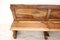 Early 19th Century Solid Walnut Bench, Image 5