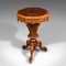 English Trumpet Sewing Table, 1840s, Image 4