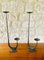 French Brutalist Style Two-Arm Iron Candlesticks, Set of 2 21