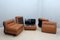 Amanta Modular Sofa in Leather by Mario Bellini for C&B Italia, 1960s, Set of 3 4