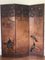Biombo modernista de cuero de tres paneles, década de 1900, Imagen 1