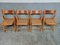 Mid-Century Rattan Folding Dining Chairs from Ikea, 1980, Set of 4 18