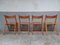 Mid-Century Rattan Folding Dining Chairs from Ikea, 1980, Set of 4 25