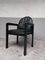 Vintage Belgian Black Dining Chairs, 1980, Set of 4, Image 11