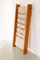 Scandinavian Modern Pine and Canvas Magazine Rack, 1970s 2