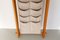 Scandinavian Modern Pine and Canvas Magazine Rack, 1970s 6