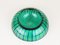 Small Blue & Green Murano Glass Ashtray attributed to VeArt, 1980s 4