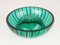 Small Blue & Green Murano Glass Ashtray attributed to VeArt, 1980s 1