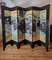 Chinese Qing Dynasty Lacquered Six-Panel Room Divider 6