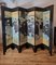 Chinese Qing Dynasty Lacquered Six-Panel Room Divider, Image 6