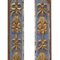Light Blue and Fine Gold Lacquered Wood Carvings, 1700s, Set of 2 3