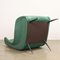 Vintage Armchair in Leatherette & Metal, Italy, 1950s 10