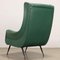 Vintage Armchair in Leatherette & Metal, Italy, 1950s 9