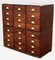 Edwardian Bank of Drawers with Brass Handles 1