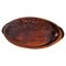French Art Nouveau Platter in Wood, 1930, Image 1