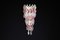 Pink and Clear Murano Glass Wall Chandeliers by Carlo Scarpa, 1960, Set of 2 7