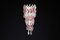 Pink and Clear Murano Glass Wall Chandeliers by Carlo Scarpa, 1960, Set of 2, Image 7