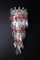 Pink and Clear Murano Glass Wall Chandeliers by Carlo Scarpa, 1960, Set of 2 6