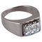 Swedish Goldsmith 18 Karat White Gold Ring with Diamonds 1