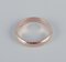 Danish Goldsmith 14 Karat Gold Alliance Ring, 2000s, Image 3