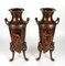 Patinated Bronze Vases by Ferdinand Barbedienne, 1800s, Set of 2 2