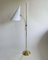Swedish Brass Adjustable Witches Hat Floor Lamp, 1950s, Image 3