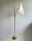 Swedish Brass Adjustable Witches Hat Floor Lamp, 1950s 18